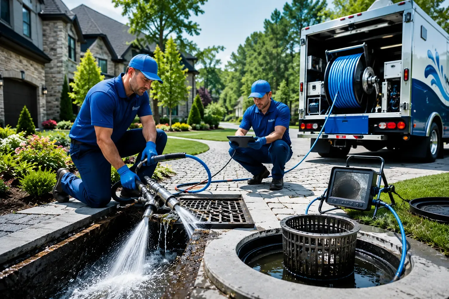 Local outdoor drain cleaning professionals in North Franklin, CT