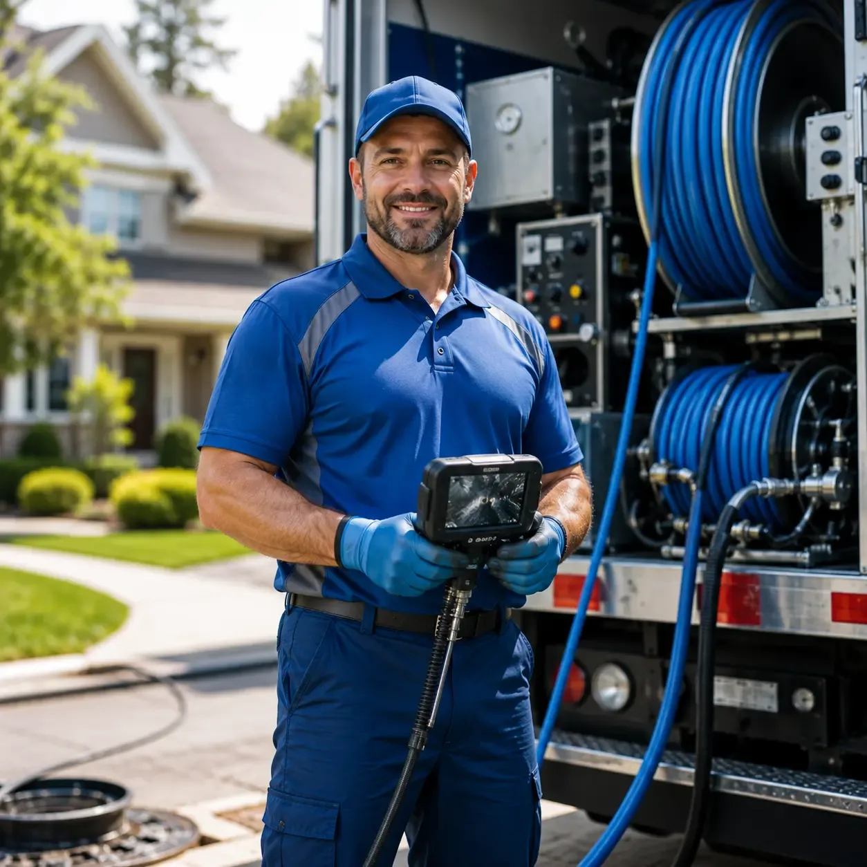 Local outdoor drain cleaning specialists in North Franklin, CT